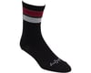 Image 1 for Whisky Parts Whisky Double Bar Wool Sock (Black/Red)